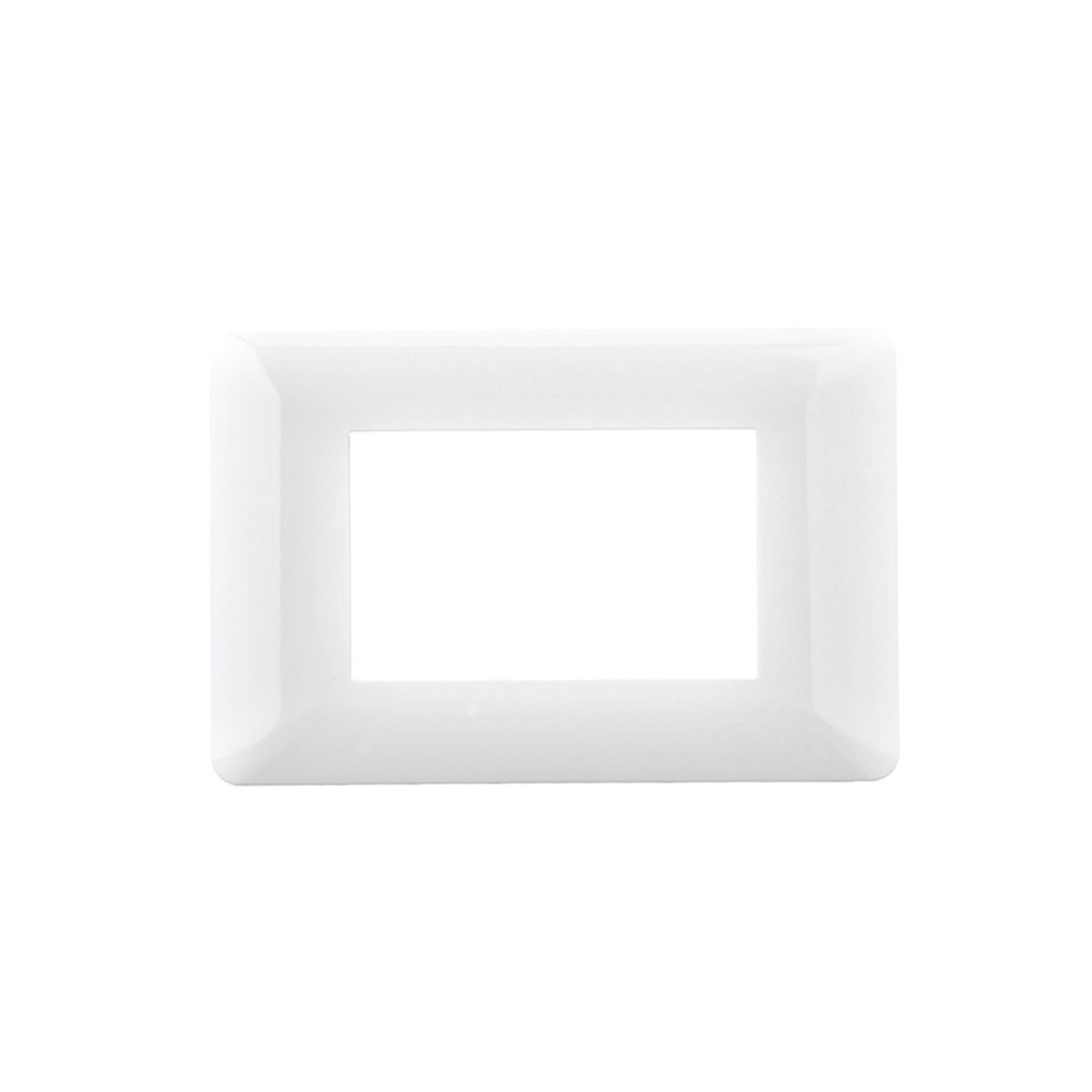 GENERICO - Pack 10 Placa Triple Con Soporte Blanco