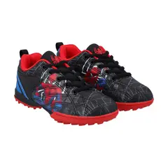 MARVEL - ZAPATO BABY FUTBOL SPIDERMAN NEGRO-GRIS