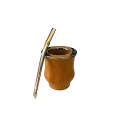 EL BUEN PASTOR - Mate Camionero de Madera Algarrobo
