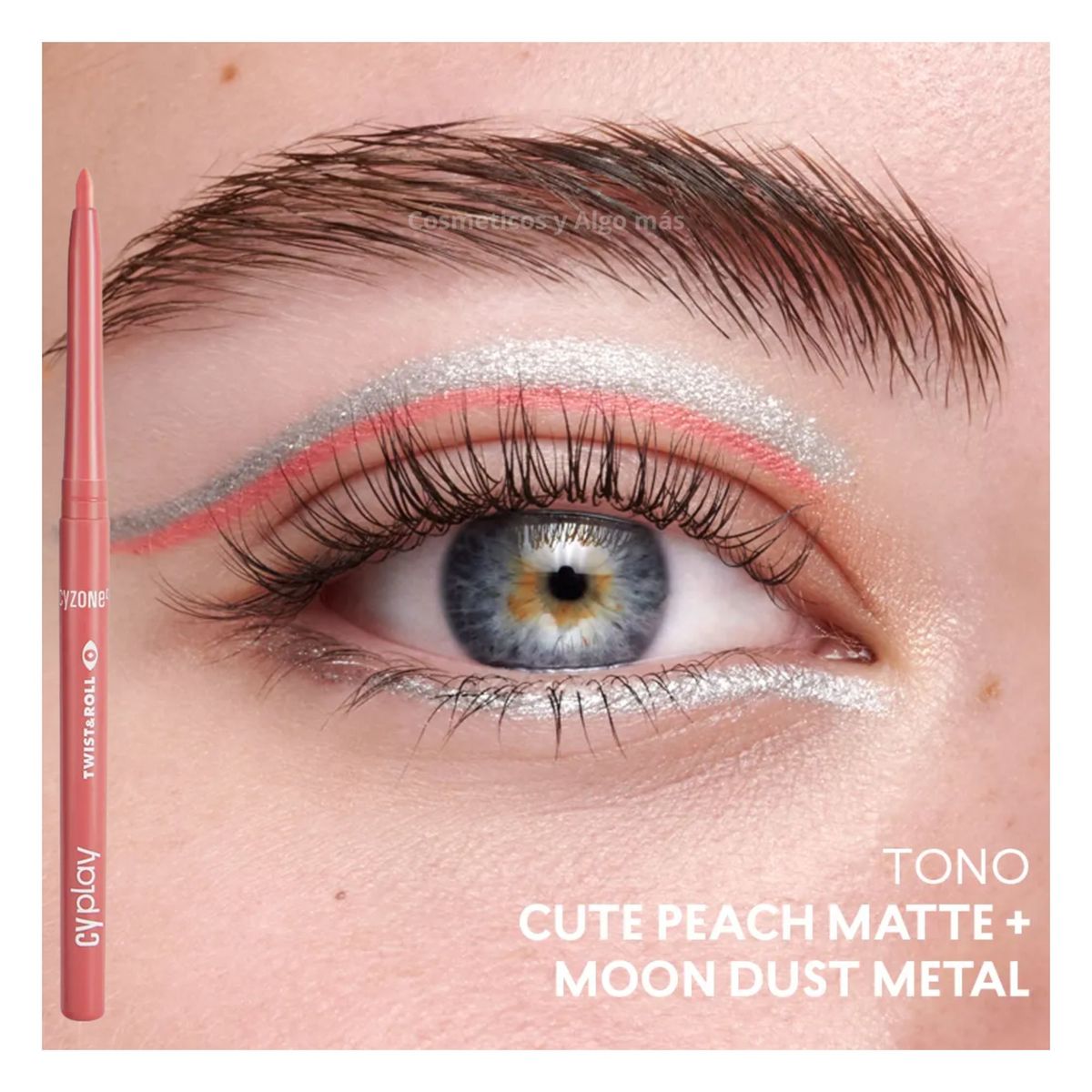 CYZONE - Delineador de ojos retractil cremoso de larga duracion