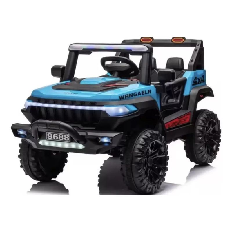 GENERICO - Cuatrimoto 12v Cuatriciclo 4 Motores A Bateria 4X2 Azul
