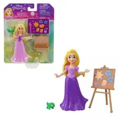 MATTEL - Disney Princess Mini Muñeca 8 Cm. Con Accesorios Rapunzel