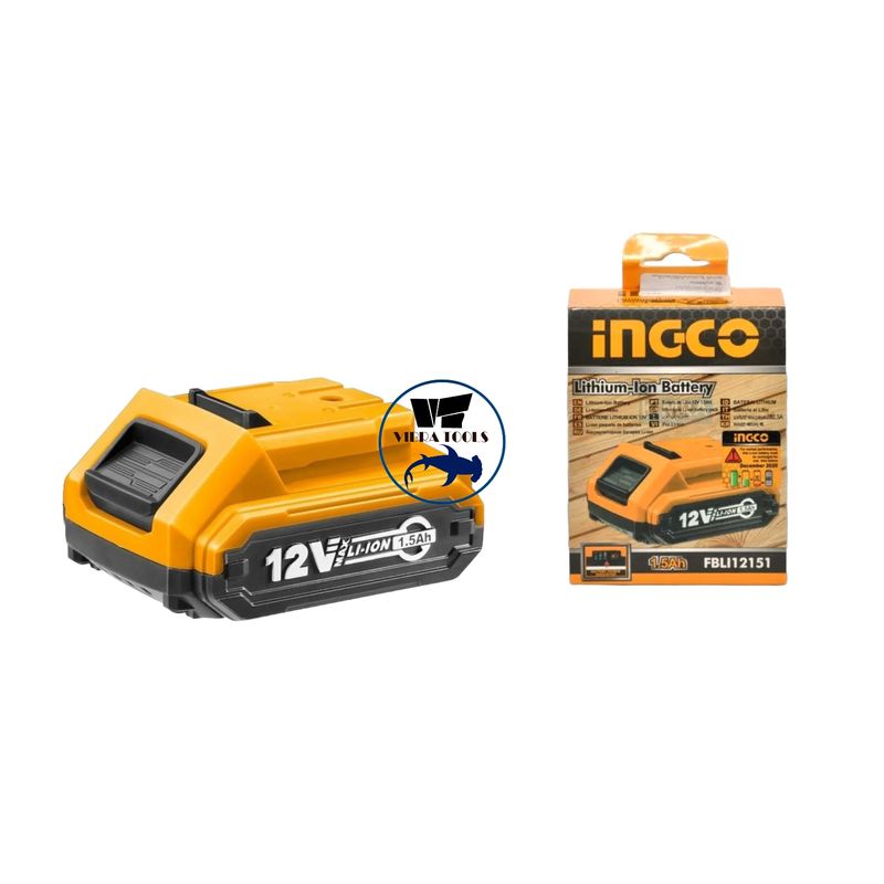 INGCO - Batería Ion De Litio Ingco 12v 1,5 Ah Fbli12151