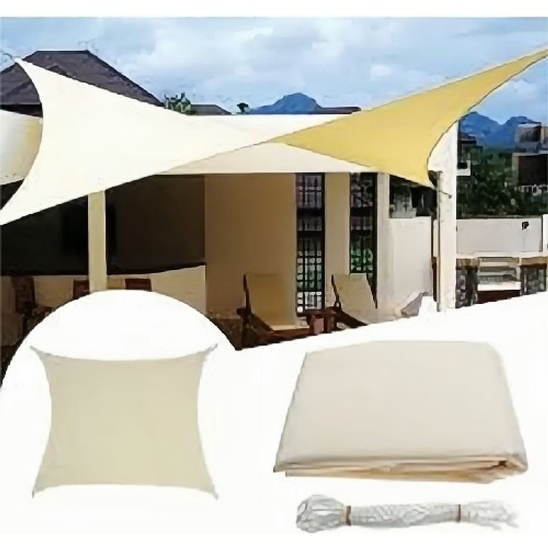 U BUY - Lona Sombreadora Toldo Vela Cuadrada  6x6  Impermeable Tela