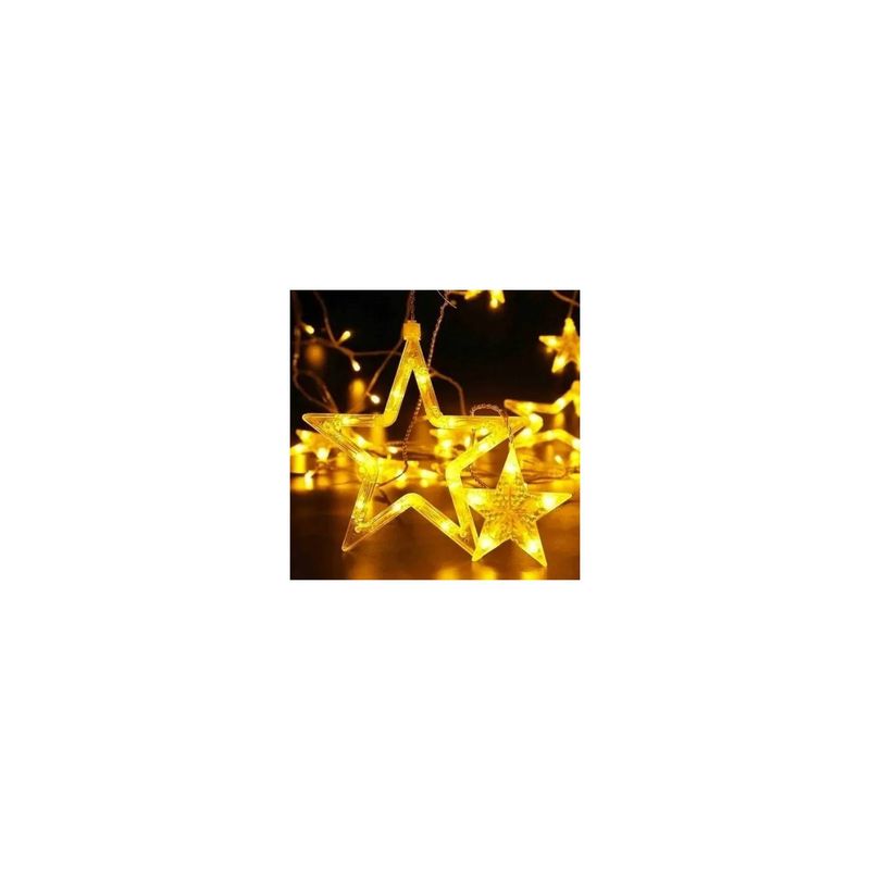 U BUY - Guirnalda Navideña Cascadas Decorativas Led Amarilla /7005