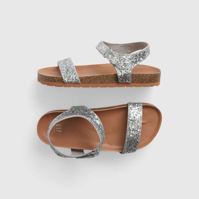 GAP - Sandalias Brillos Gris GAP