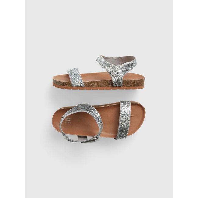 GAP - Sandalias Brillos Gris GAP
