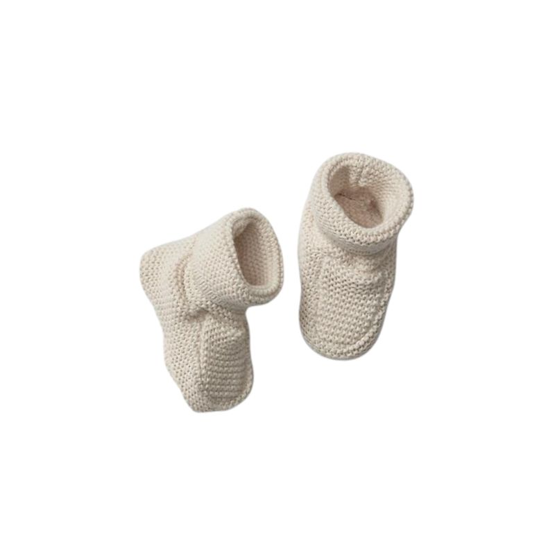 GAP - Botas Tejidas Recien Nacido Unisex Bebé Blanco