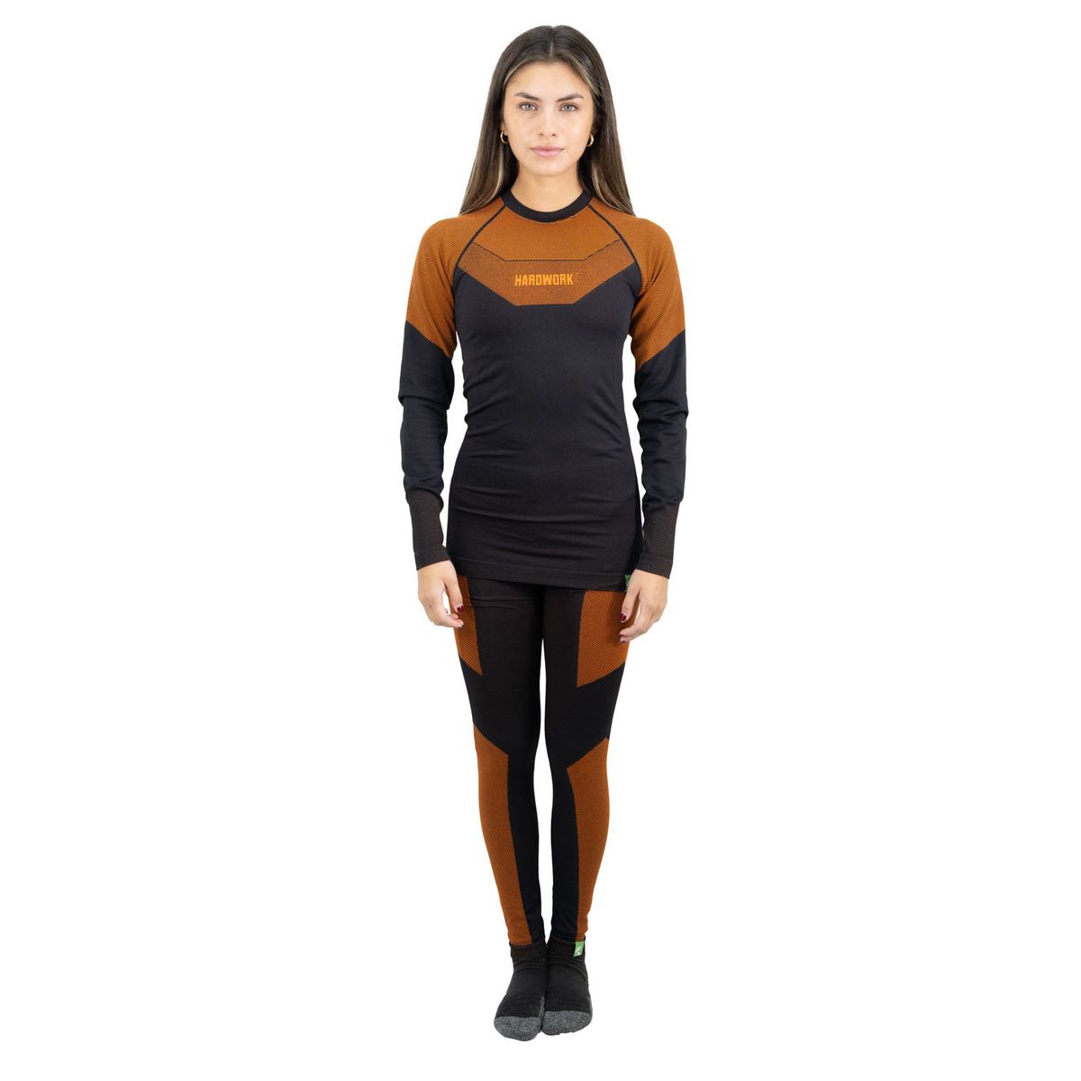 HARDWORK - Conjunto Primera Capa HW Ecopper Mujer Black