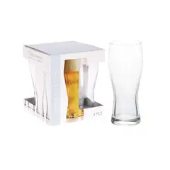 OEM - Set 4 vasos cerveceros 400 cc