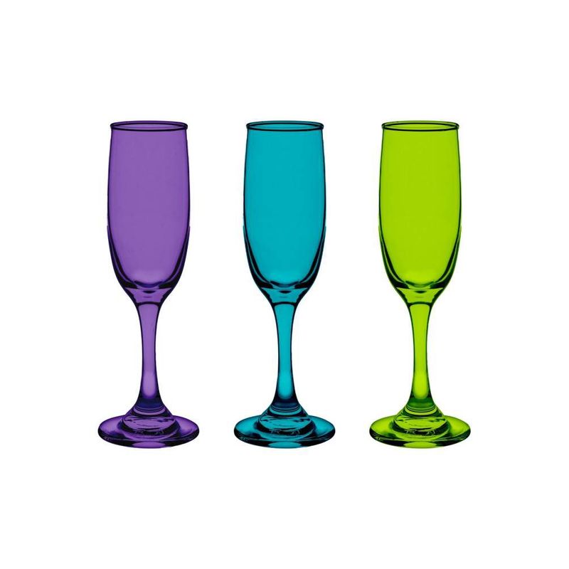 OEM - Set de 6 Copas Champagne Rioja Full Color 183 cc