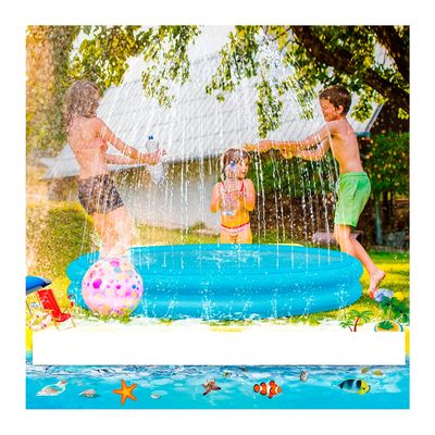 Imagen 2 del producto Piscina inflable lanza agua aspersor niños exterior