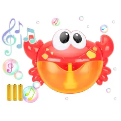 GENERICO - Cangrejo Bubbles Baño Bebe Burbujero Juguete Ducha Bañera.