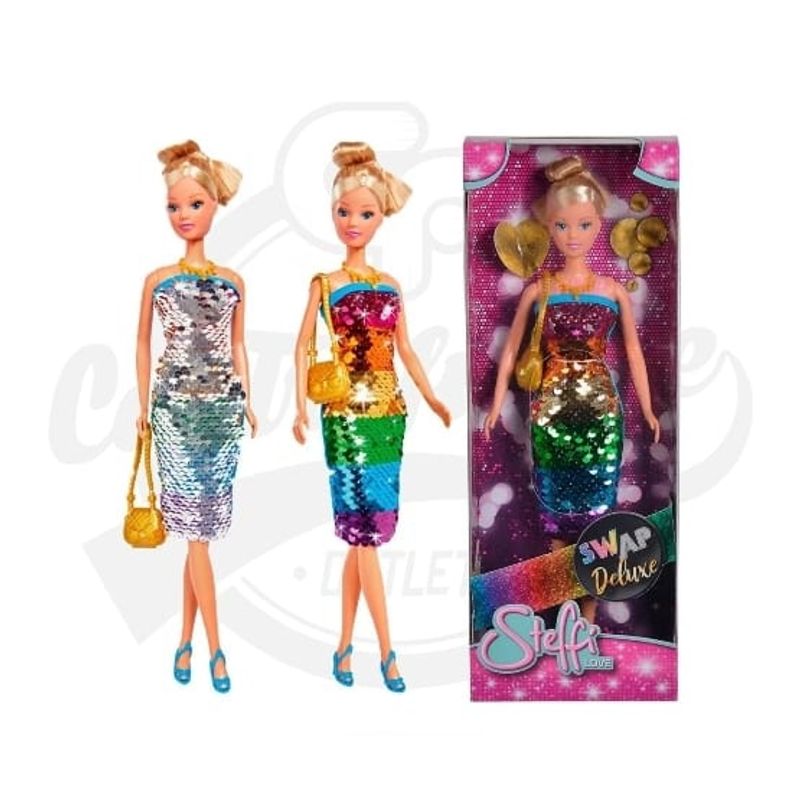SIMBA TOYS - STEFFI LOVE VESTIDO CAMBIO DE COLOR LENTEJUELAS
