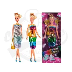 SIMBA TOYS - STEFFI LOVE VESTIDO CAMBIO DE COLOR LENTEJUELAS