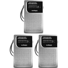 AUDIO PRO - Pack 3 Radio Portatil Fm Am Audiopro De Bolsillo Ap02079