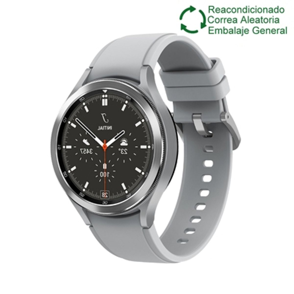 SAMSUNG - Galaxy Watch 4 Classic 46mm BT Plata Reacondicionado(Semi Nuevo)