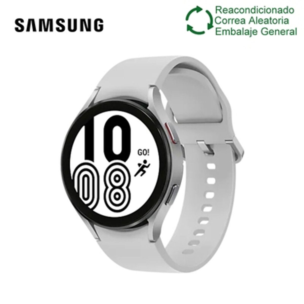 SAMSUNG - Samsung Galaxy Watch 4 44mm BT Plata Reacondicionado(Semi Nuevo)