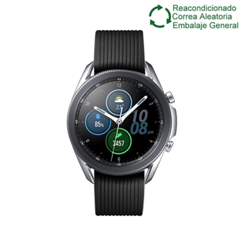 SAMSUNG - Samsung Galaxy Watch 3 41mm BT Plata Reacondicionado(Semi Nuevo)