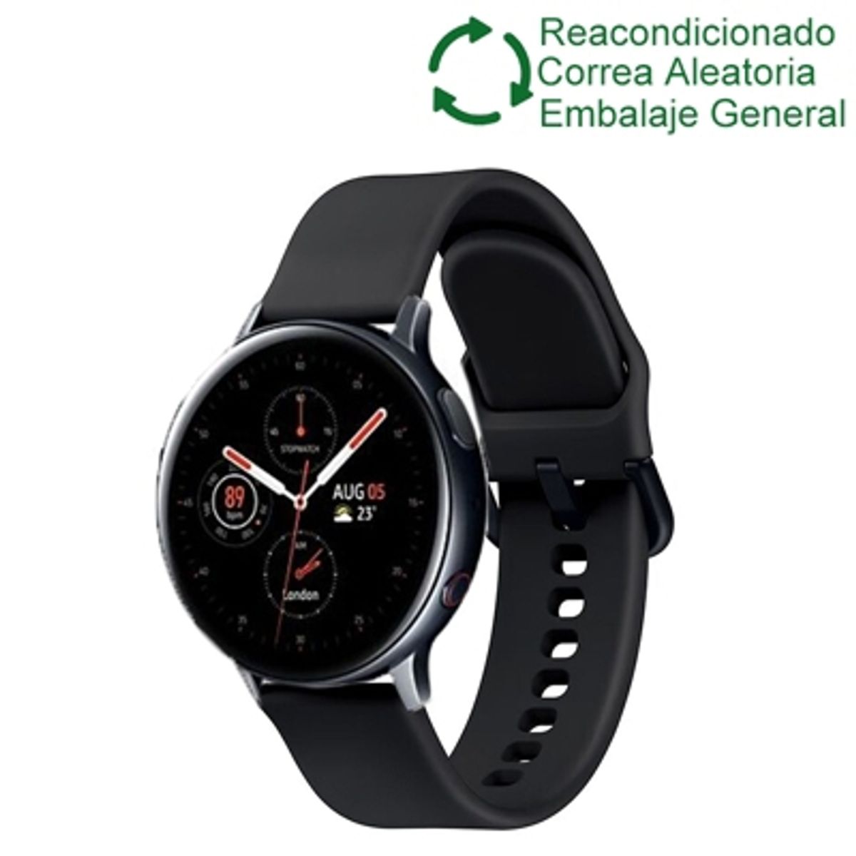 SAMSUNG - Samsung Galaxy Watch Active2 40mm BT Negro ReacondicionadoSemi Nuevo