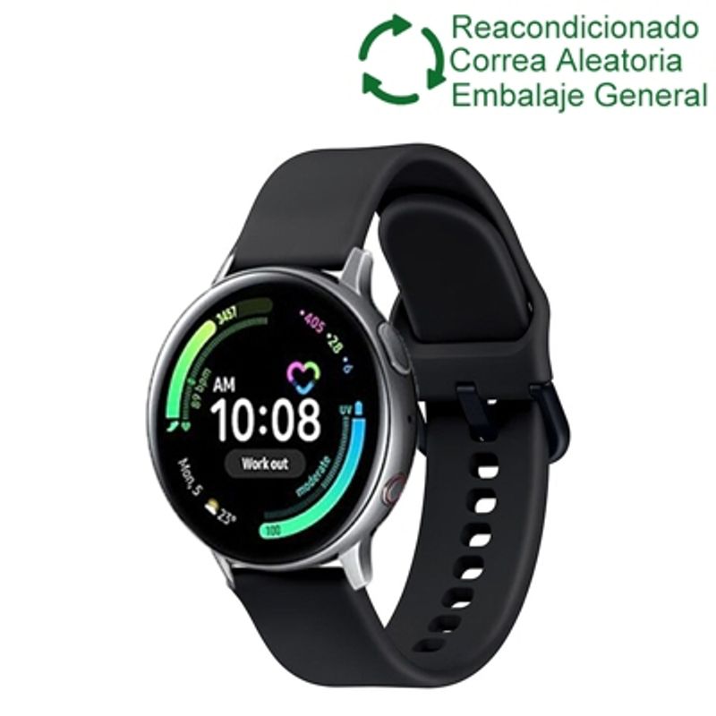 SAMSUNG - Samsung Galaxy Watch Active2 40mm BT Plata ReacondicionadoSemi Nuevo