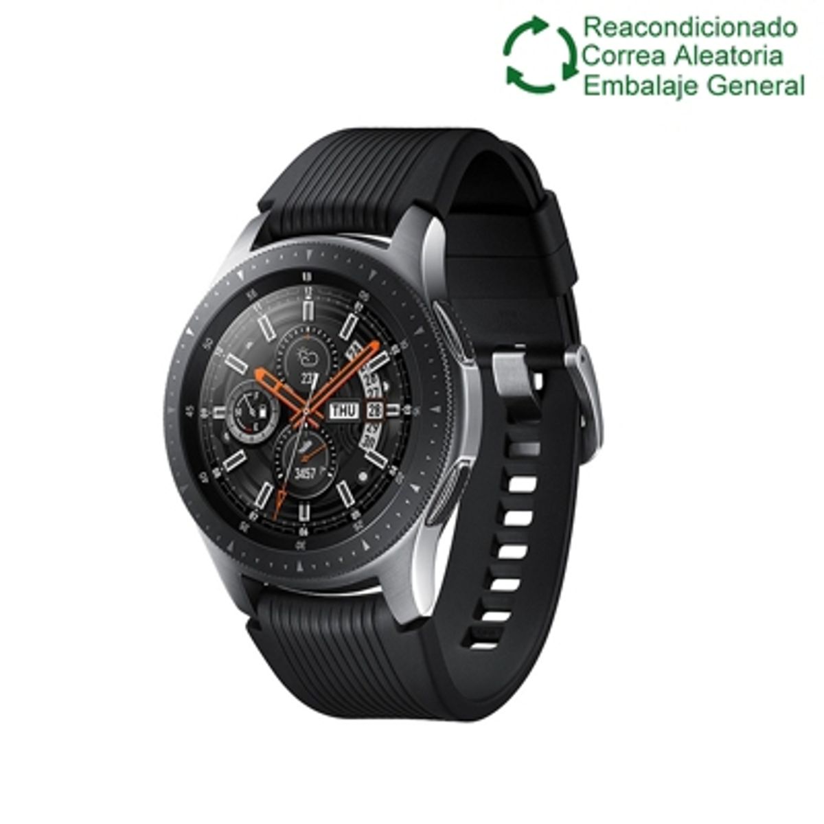 SAMSUNG - Samsung Galaxy Watch 46mm Bluetooth Plata Reacondicionado Semi Nuevo