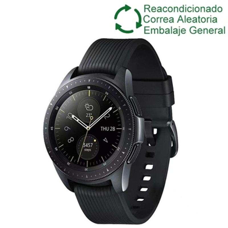 SAMSUNG - Samsung Galaxy Watch 42mm Bluetooth Negro Reacondicionado Semi Nuevo