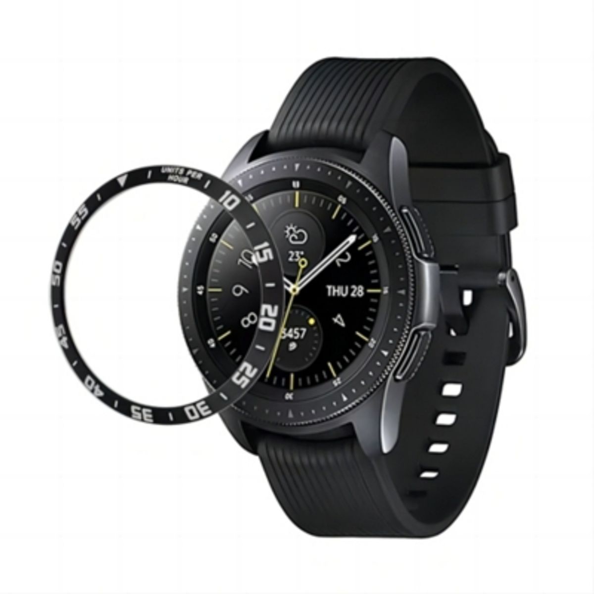 SAMSUNG - Samsung Galaxy Watch 42mm Bluetooth Negro Reacondicionado Semi Nuevo