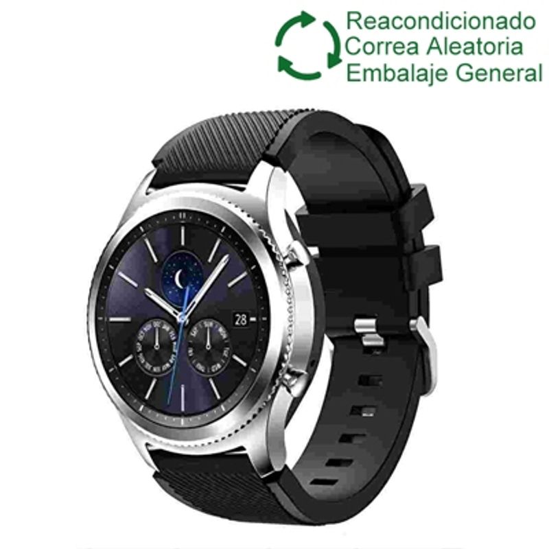 SAMSUNG - Galaxy Gear S3 46mm Plata SemiNuevo NO PARA TELÉFONO DESPUÉS DE 2023