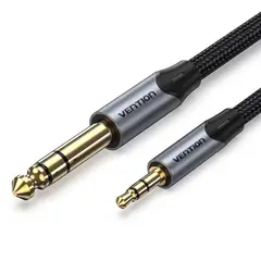 VENTION - Cable Audio Jack 3.5mm A 6.5mm 5m Para Guitarra Amplificador