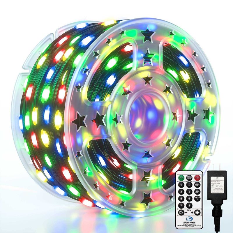 VATYERTY - Luces de Navidad para exteriores  200 luces LED Varios