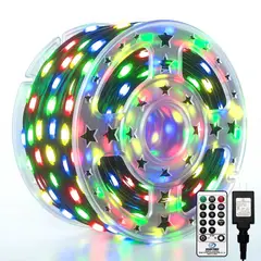VATYERTY - Luces de Navidad para exteriores 200 luces LED Varios