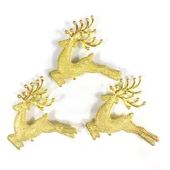 VATYERTY - 6 Piezas Colgantes De Reno Dorado Para Navidad oro
