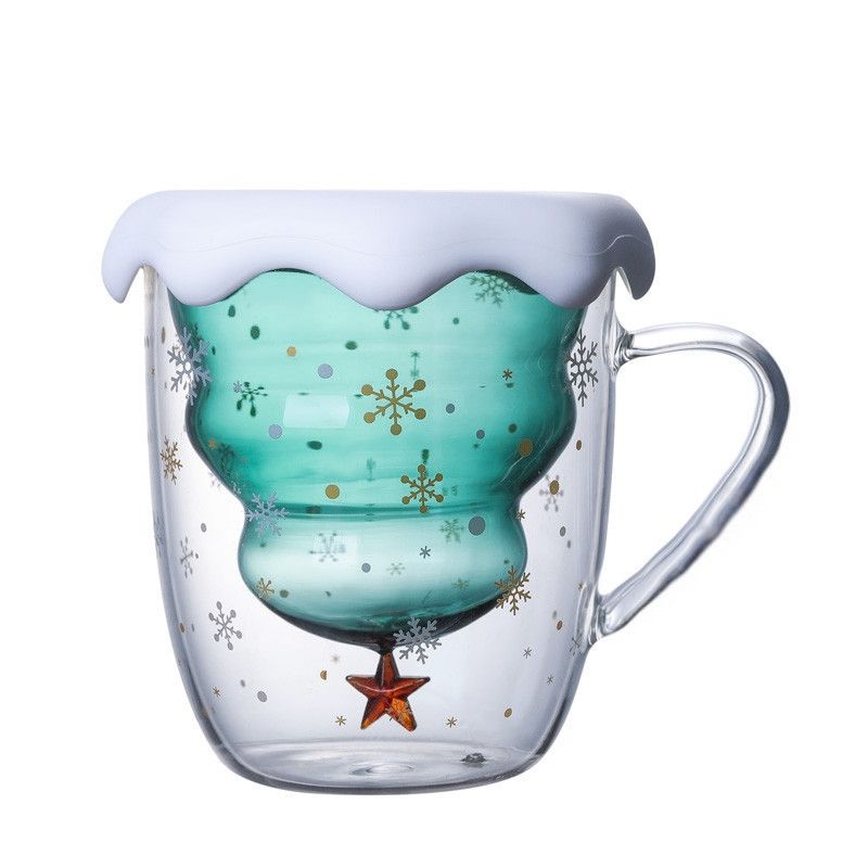 VATYERTY - 300ml Copa De Vidrio Para Deseos De Navidad Con Tapa