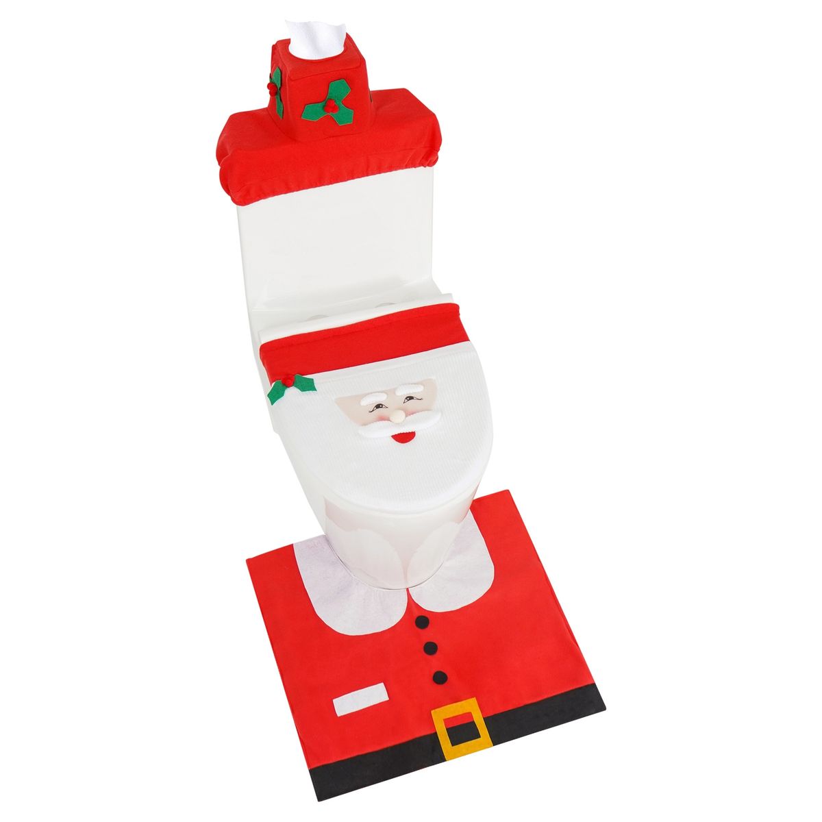 VATYERTY - Set De Baño Pascuero 3 Piezas Adorno Navidad Decoracion