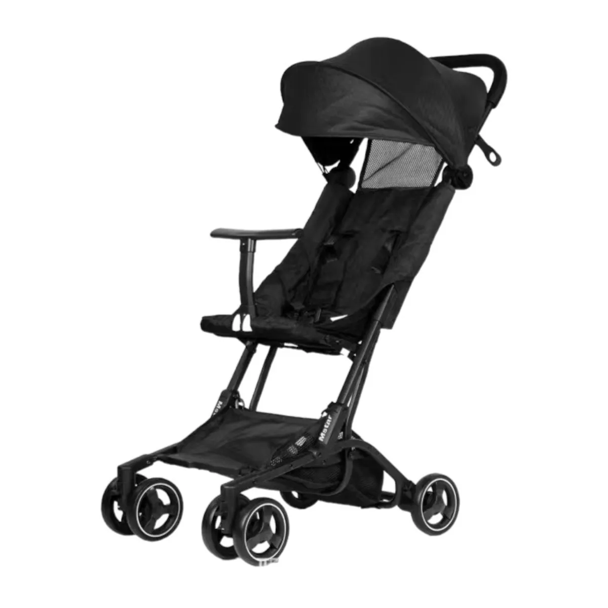 LUBABYCAS - Coche De Paseo Premium Últra Compacto Lubabycas Negro