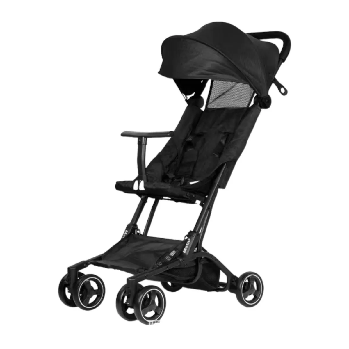 LUBABYCAS - Coche De Paseo Premium Últra Compacto Lubabycas Negro