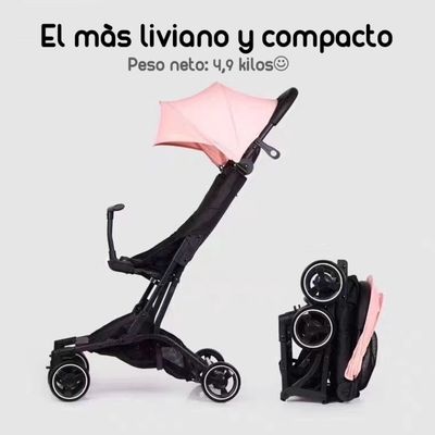 Imagen 2 del producto Coche De Paseo Premium Últra Compacto Rosado