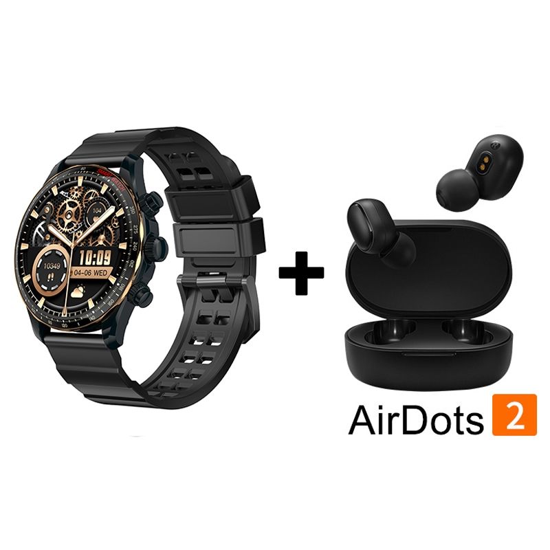 XIAOMI - Audífonos Bluetooth Redmi Airdots 2 y Smartwatch Y99 reloj inteligente
