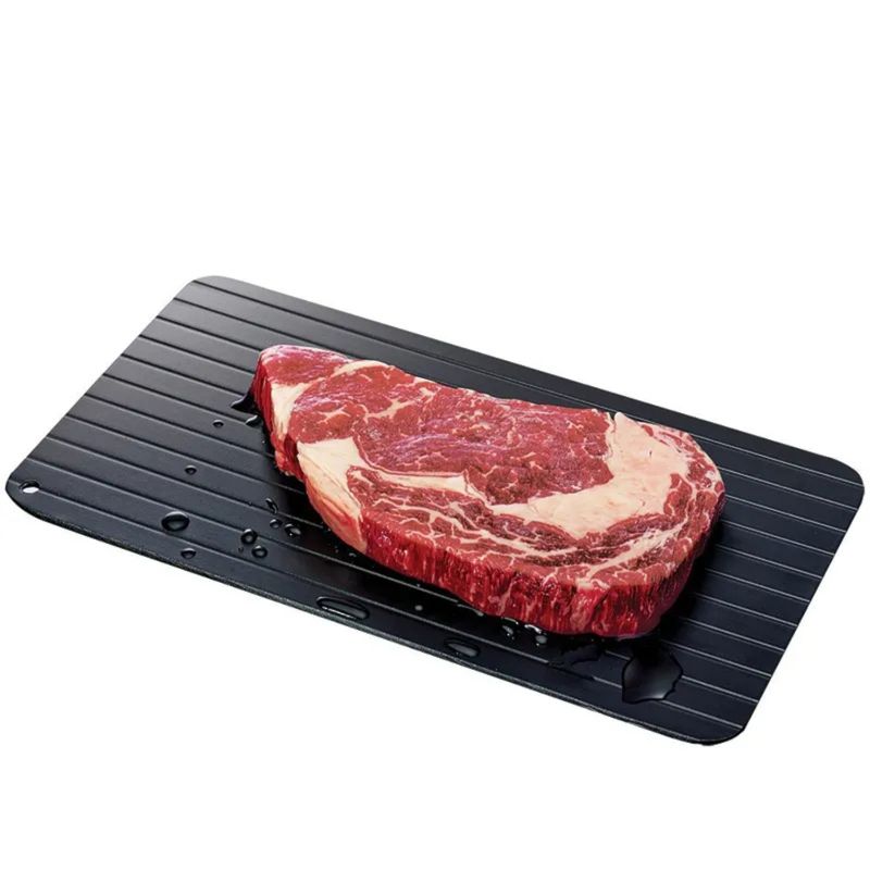 GENERICO - Bandeja Tabla De Aluminio De Descongelación Rapida