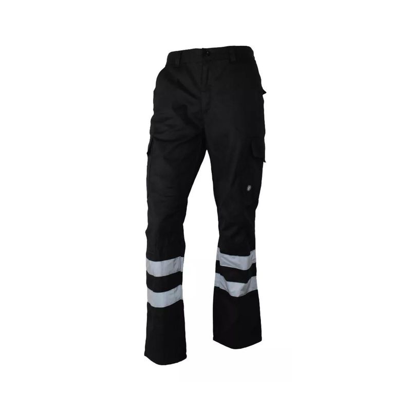 T-WORLD - Pantalón Cargo Gabardina Con Cinta Reflectante Hombre