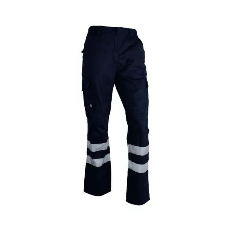 T-WORLD - Pantalón Cargo Gabardina Con Cinta Reflectante Hombre