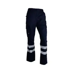 T-WORLD - Pantalón Cargo Gabardina Con Cinta Reflectante Hombre