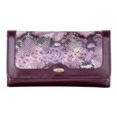 MIURA - Chequera Mujer Mod Brigitte Cuero Natural Con Protección RFID