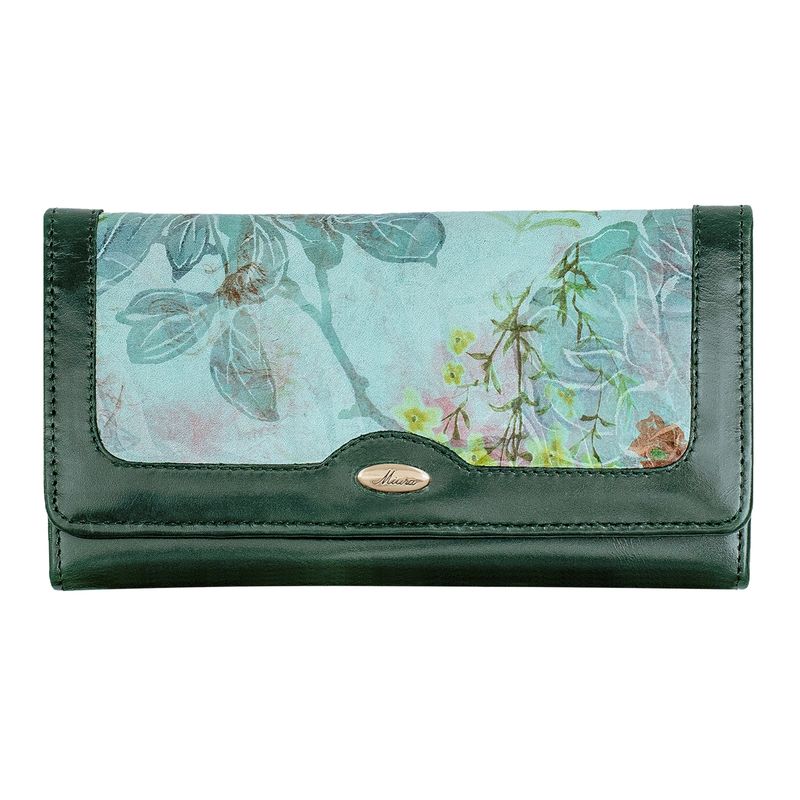 MIURA - Chequera Mujer Miura Mod Brigitte Cuero Natural Con Protección RFID