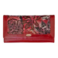 MIURA - Chequera Mujer Mod Brigitte Cuero Natural Con Protección RFID