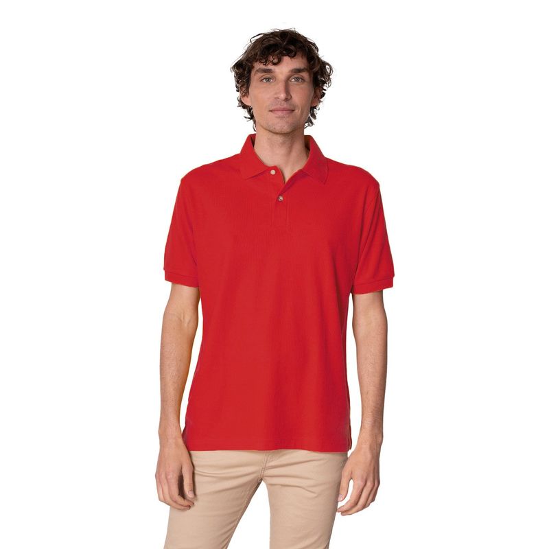 INDUSBORD - Polera Piqué Premium Manga corta Hombre Uv50 Certificada