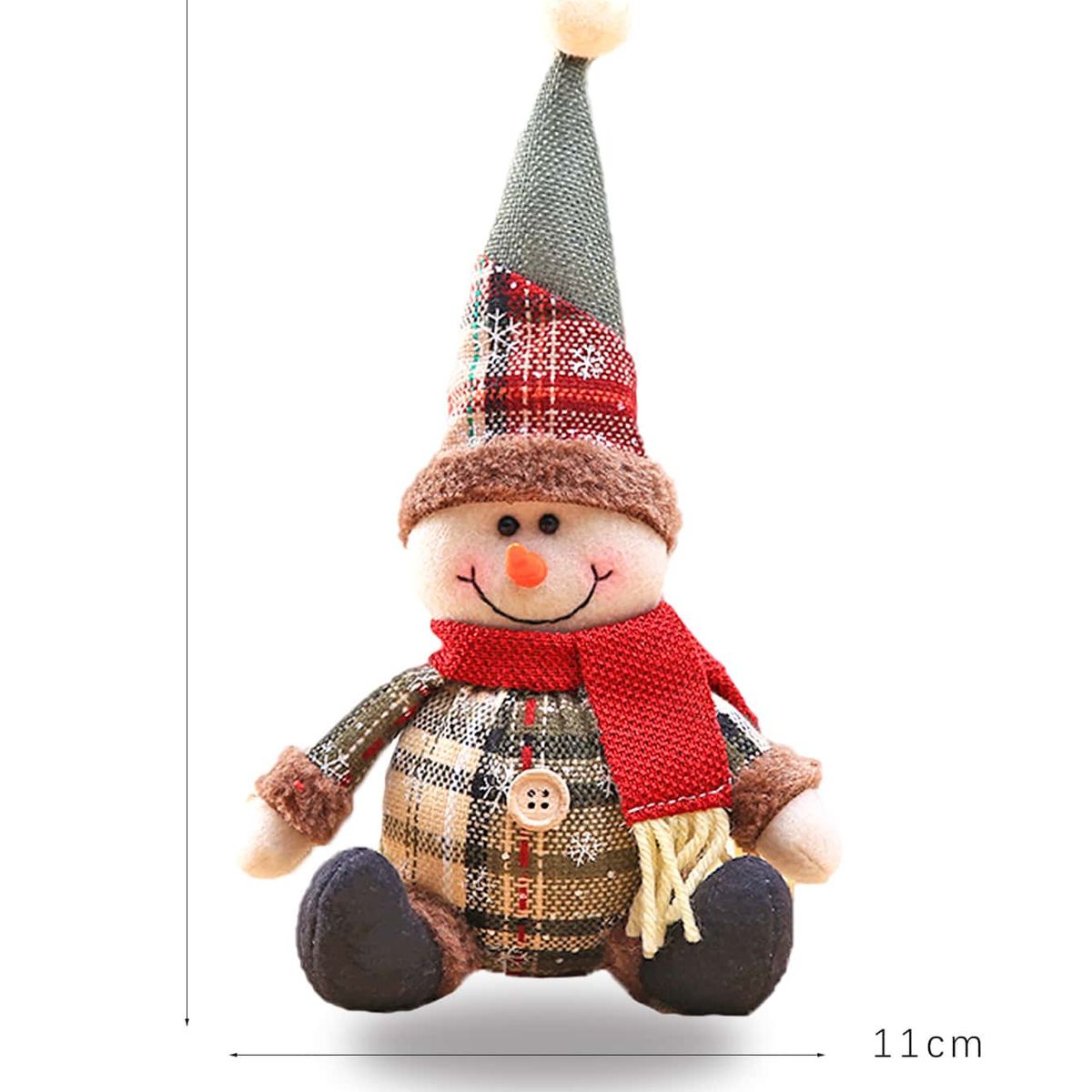 VATYERTY - 1 pieza Decoración Navidad con muñeca de nieve