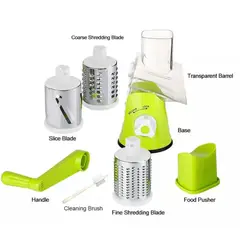 GENERICO - Picadora De Verduras Manual Maquina Multifuncional Cortador