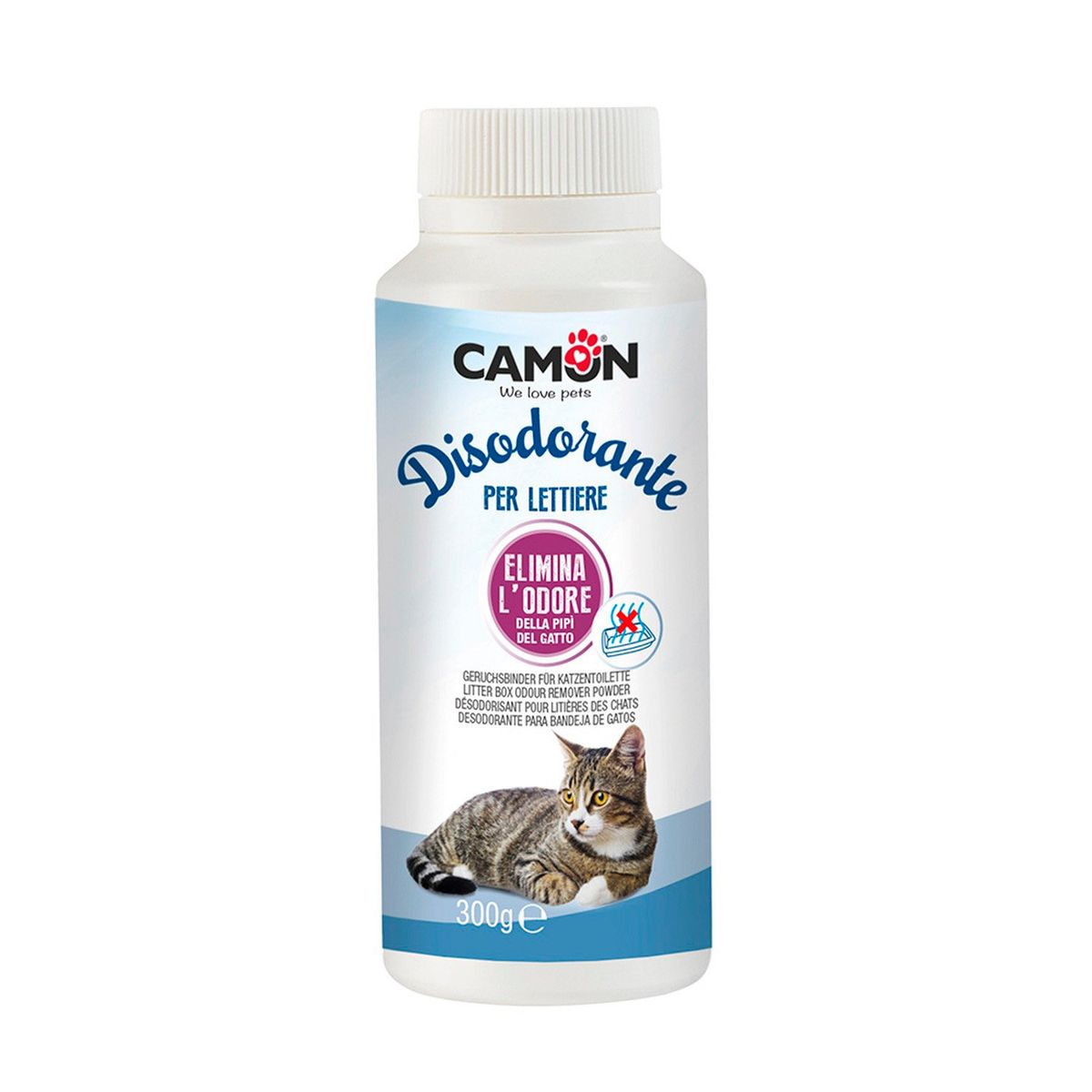 CAMON - Polvo Removedor Olor Sanitario Camon para Gatos 300gr